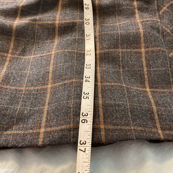 Tommy Hilfiger Gray Plaid Midi Dress - Picture 7 of 8